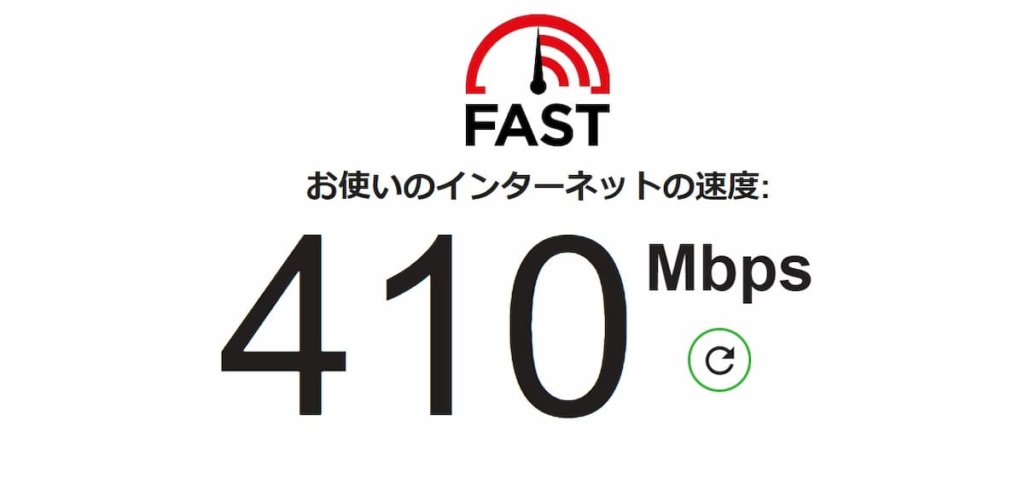 NURO光の実測値