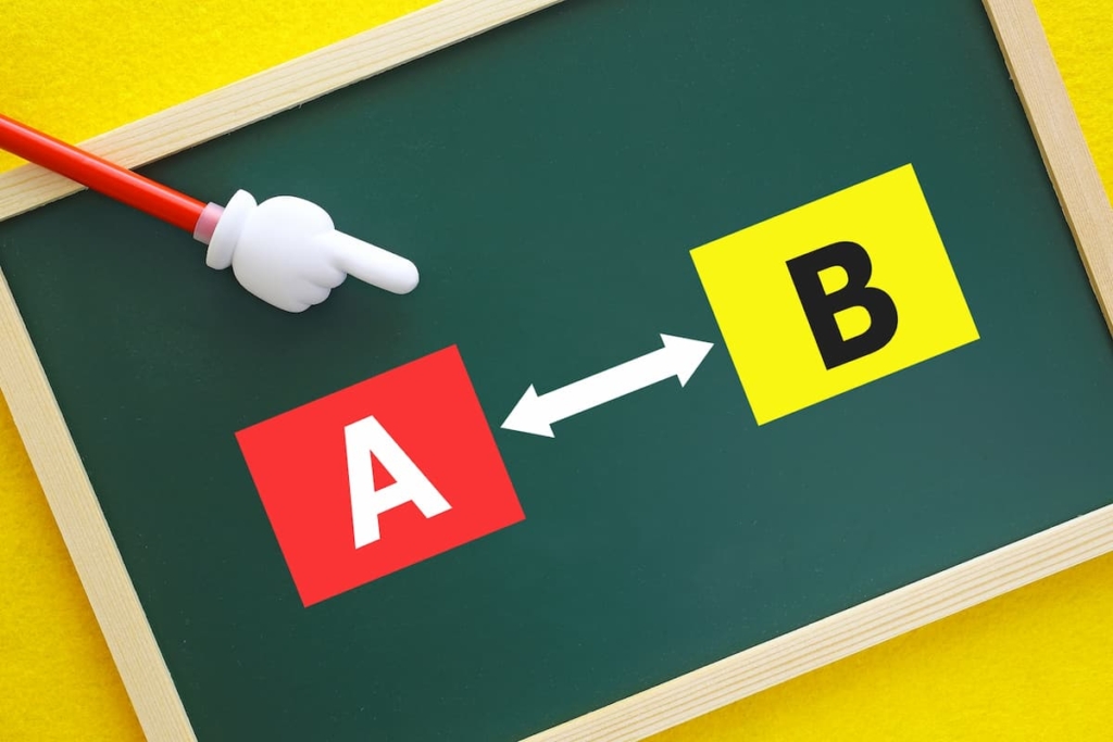 AかBかどっち