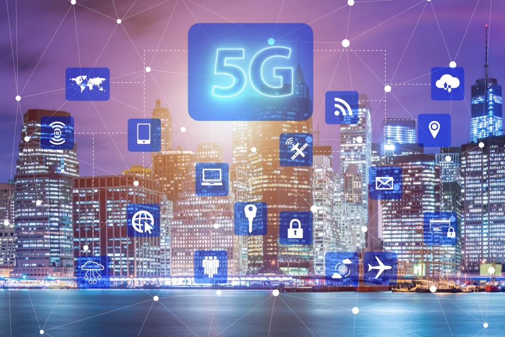 5Gに対応した都市