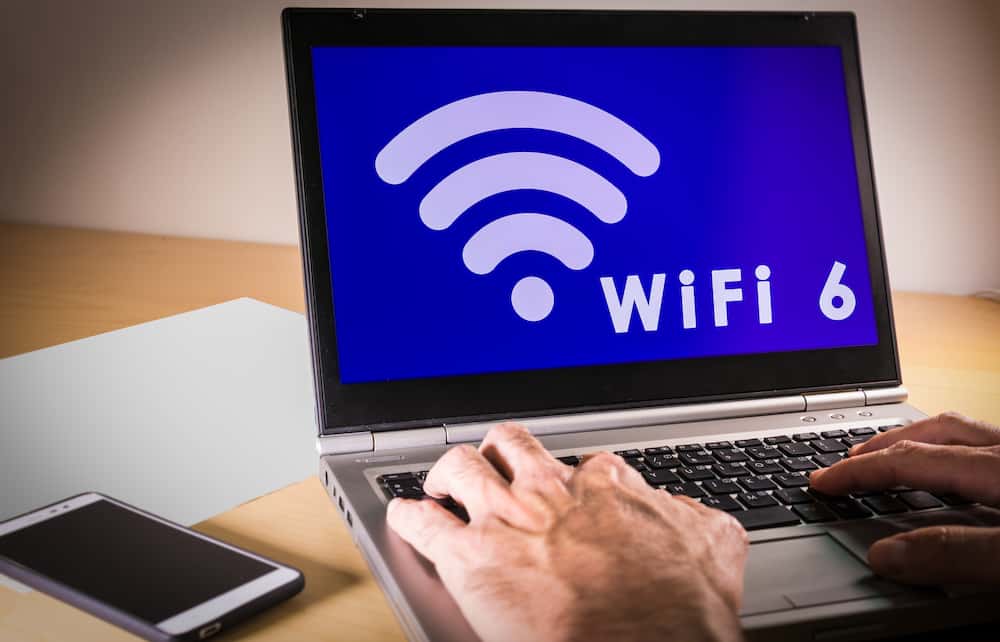 Wi-Fi6に接続したパソコン
